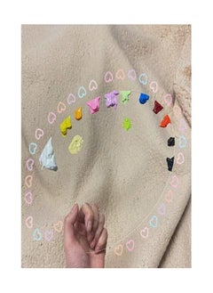 Smart Medium Plastic Palette Art for Paint Art Supplies Palette for Paint Oval Non-Stick Easy Clean Paint Pallet for Acrylic Oil Mixing  - Image 2