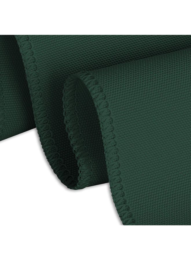 لينين تايبل كلوث مفرش للطاولة بنمط سادة أخضر هانتر 90 x 132بوصة - Image 2