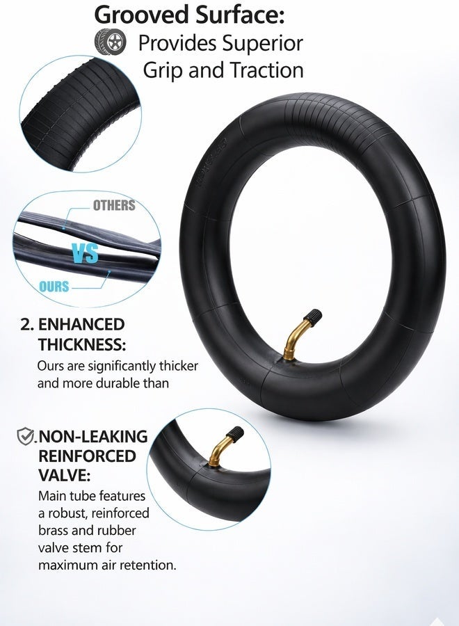 Neyecam 10x2.5/2.75 Electric Scooter Inner Tube (2 Pack), Thickened Butyl Rubber Replacement Tube with 45° Angled Valve Stem for 10 Inch E-Scooter Tires - Image 5