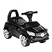 Aosom Kids Ride On Push Car FoottoFloor Walking Sliding Toy Car for Toddler with Working Horn Music Headlights and Storage Black - Image 2