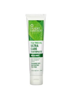 Desert Essence, Tea Tree Oil Ultra Care Toothpaste, Mega Mint, 6.25 oz (176 g) - pzsku/Z24A7DAA189193962A182Z/45/_/1668769599/cfc050fe-d2fb-46dd-b8de-ce269547ebb9