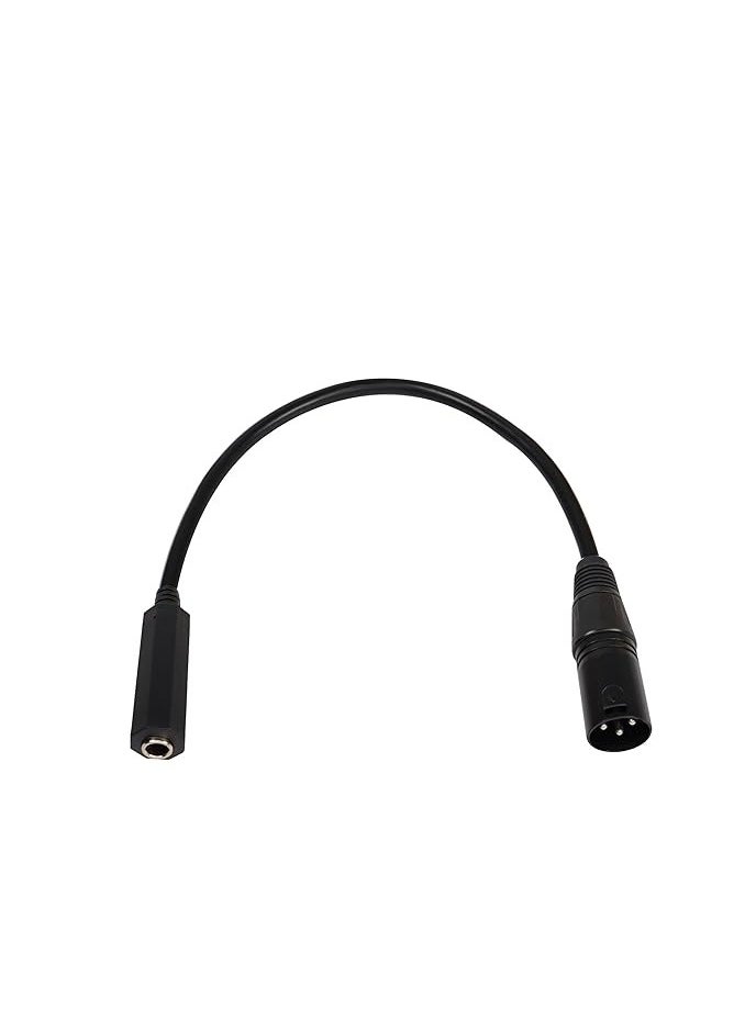 راين XLR ذكر إلى 1/4 "أنثى كابل التوازن محول TRS 6.35 مللي متر إلى XLR 3 دبوس أحادي الصوت توصيل تحويل ربط كابل 36 سنتيمتر/14.2in  - Image 1