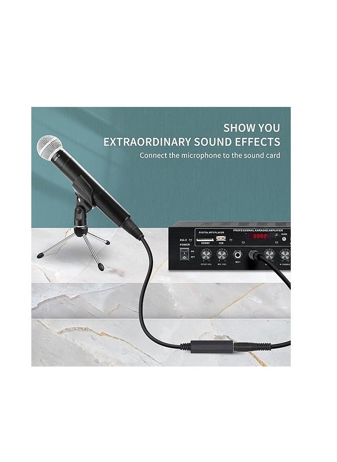راين XLR ذكر إلى 1/4 "أنثى كابل التوازن محول TRS 6.35 مللي متر إلى XLR 3 دبوس أحادي الصوت توصيل تحويل ربط كابل 36 سنتيمتر/14.2in  - Image 3