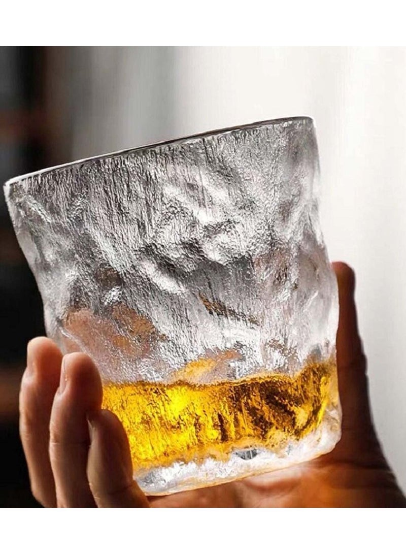 Y&D Crystal Drinking Glasses 4pc Set - KASTWAVE 10oz Glassware Can Shaped Clear Glass Cups, Water Cup, Tumblers For Water, Juice for Any Drink and Occasion  - Image 4