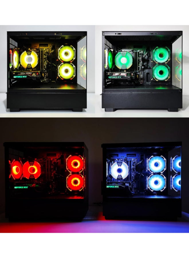 2 FAR ROBOTICS RGB WIFI Gaming PC - Intel i5-12400F, 16GB DDR5, Nvidia RTX 5060, 1TB NVME M.2 SSD, RGB CPU Case, Windows 11 pro, 1 Year Warranty (T-264)  - Image 5