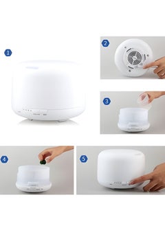 Cool Baby Ultrasonic Air Humidifier With 7-Colour LED Lights White 125x165mm  - Image 2