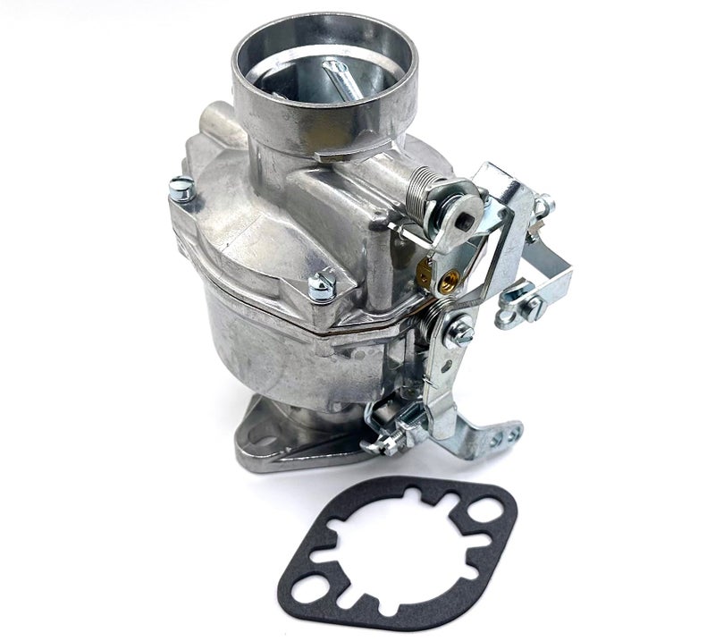 Rochester B type 1 barrel Carburetor Manual Choke 7005606 Fits 19501959 Chevy GMC 235 6 cyl 38L 235Cu Engine19321952 Chevrolet 216ci 6cyl engine with choke and throttle cable bracket