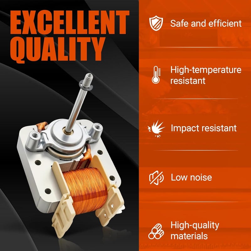 yeeluzan Range Convection Fan Motor Compatible with LG LRE3023ST LRE3025ST LRG3095ST LRE3083BD Oven, Replacement for EAU61865301, EAU60722701, 2666419, PS7791924, STPD00051624, AP5195470 - Image 4