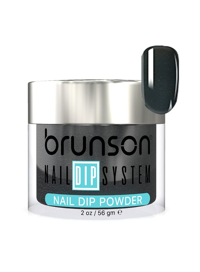 brunson Nail Dip Powder Dip And Buff System Color 56gm, French Nail Art Starter Manicure Salon DIY At Home Odor Free And Long Lasting No Needed Nail Lamp Curing DBK067