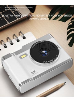 Generic 6K Digital Camera Video Camcorder 64MP 2.5Inch IPS Screen Auto Focus 8X Zoom Anti-shake Face Detact Smile Capture Built-in Flash with 128G Memory Card ﻿  - Image 2