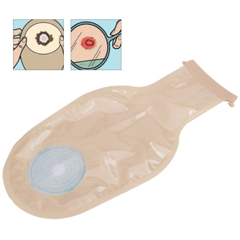 10pcs Disposable Colostomy Bag Soft Skin Friendly Colostomy Pouch Bag(Open Type ) - Image 2