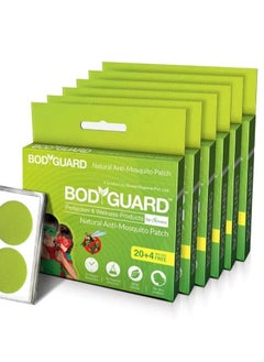 Bodyguard Bodyguard Natural Mosquito Repellent Patches | Bug Repellent Patches | Premium Mosquito Patches for Kids, Adults, Camping, Travel, Outdoors & Home Protection(7 X 24 Patches)  - Image 1