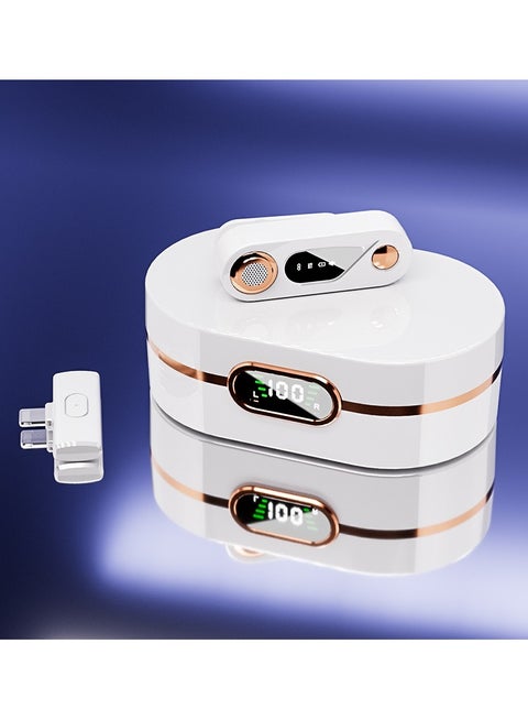 Wireless Microphone, Bluetooth Mobile Phone Microphone with Audio/Noise Cancellation Function