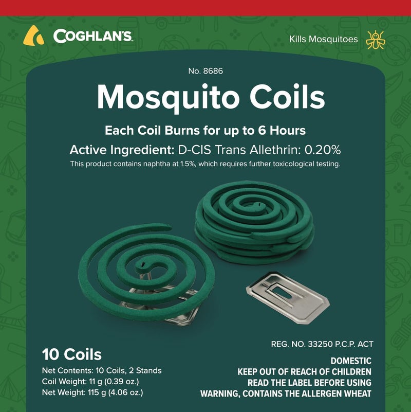 Coghlan's Unisex Adult C8686 Mosquito Coils (Pack Of 10) - Green, One Size - Image 5