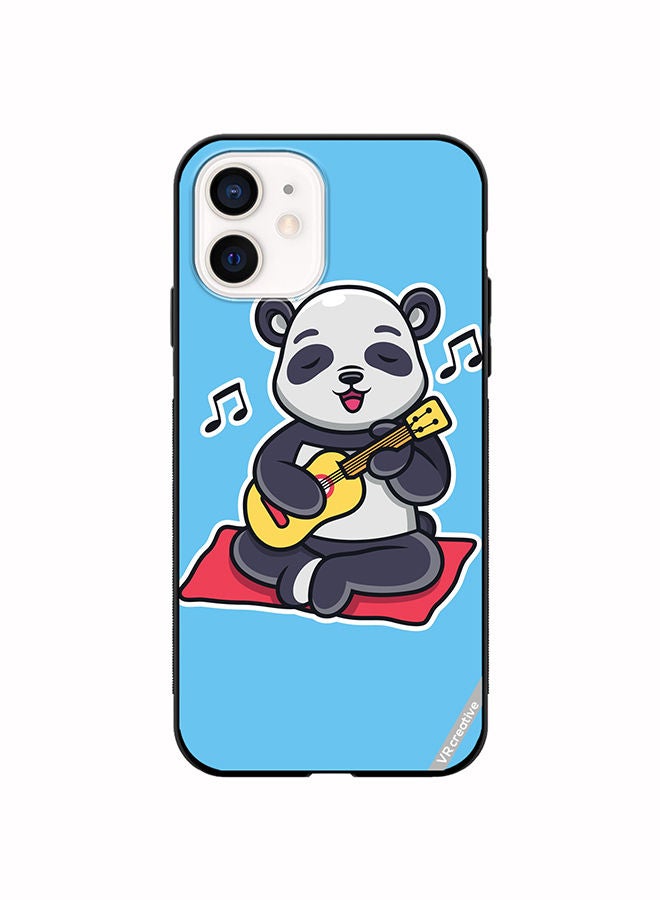 VR CREATIVE Protective Case Cover For Apple iPhone 11 Panda Playing Music Design Multicolour - Image 1