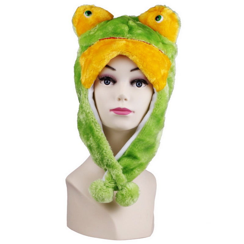 Winter Hat Tiger Head Hat Adult And Children Neck Protection Plush Hat Warm Style Student Performance Street Stall Hat - Image 5