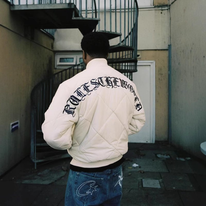 Corteiz Alcatraz Island Hoodless Embroidered Letter Jacket Fashion Trendy Brand Casual Loose Jacket For Men And Women - Image 3