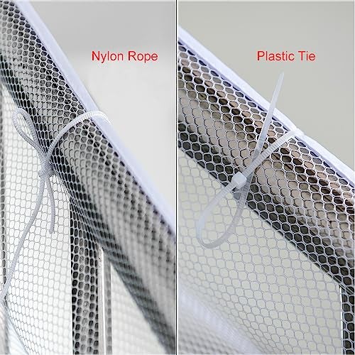 CM 3m Length Safety Rail Net Stair Banister Stair Net with Ropes for Stairs Fence Balcony Baby Bed, Protect Childs Pets Safe - Image 3