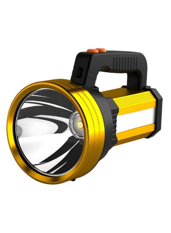 Savage LED Flashlight Portable Outdoor Camping Emergency Light Charging Multi-function Flood Control Searchlight-Color:Z15_P70 With Side Lights Red And Blue Warning Lights -- With Data Cable And Strap - Image 2