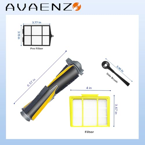 Avaenzo Replacement Parts for Shark AV2001WD RV2001WD 2002WD Accessories Kit with Main Brush,Microfiber Soft Pads,Filters,Primary Filter,Side Brushes - Image 3