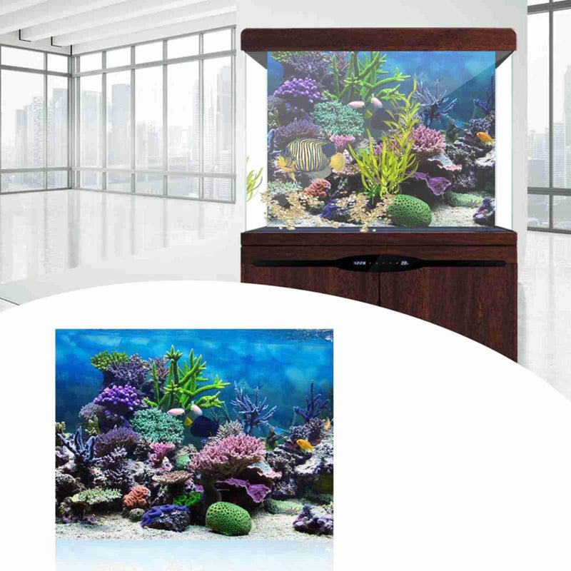 Aquarium Background Poster PVC Adhesive Underwater Wallpaper Decoration Size 02 - Image 3