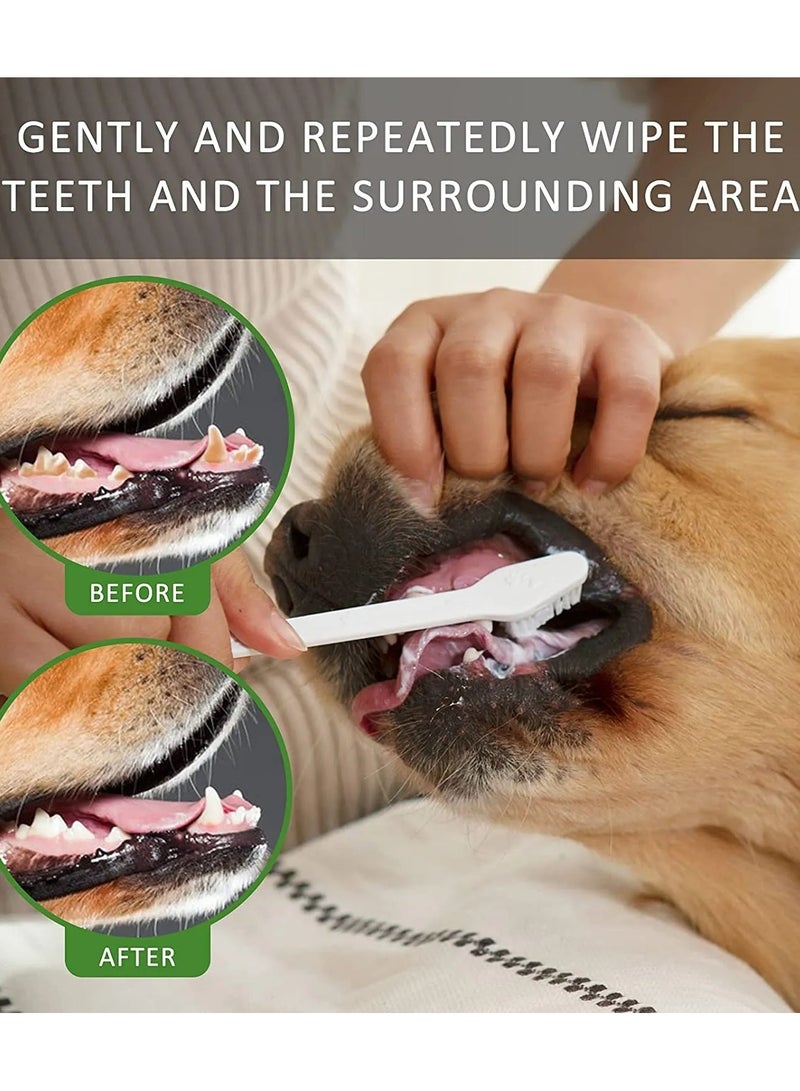 Bioline Dental Care Set Mint Flavor Toothpaste And Toothbrush Pet Oral Teeth Cleaning Set 2X100g - Image 2