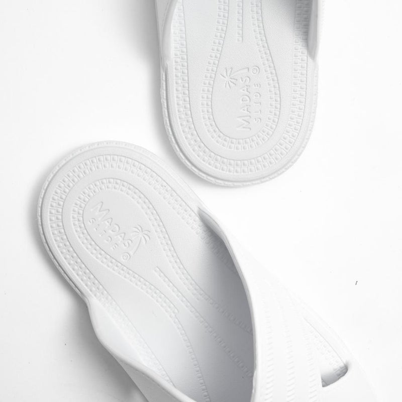 Madas Madas White X Waterproof Beach Slides - Unisex - Image 5