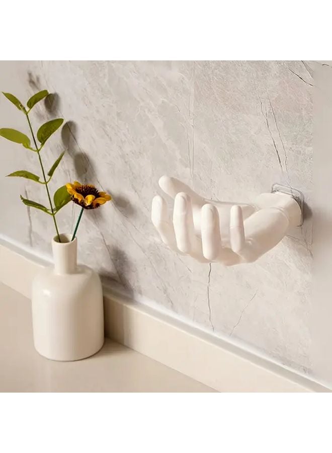 Day B Creative Palm Wall Hook Heavy Duty Key Organizer Damage Free Installation Space Saving - Image 5