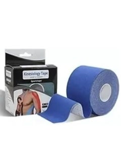 Oasisgalore Waterproof Kinesiology Tape, 2"x16.5ft, Latex-Free, Black, for Muscle Pain Relief & Joint Support.  - Image 1