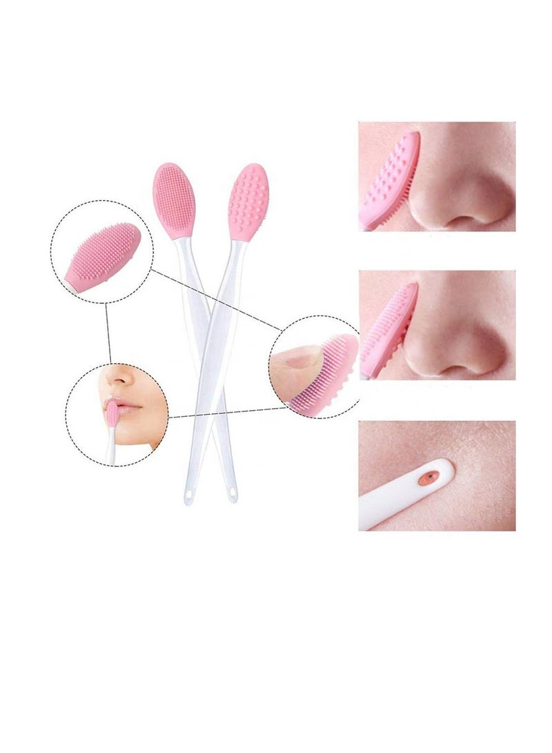 2pcs Silicone Exfoliating Lip Brush Have Double-Sided - Image 3