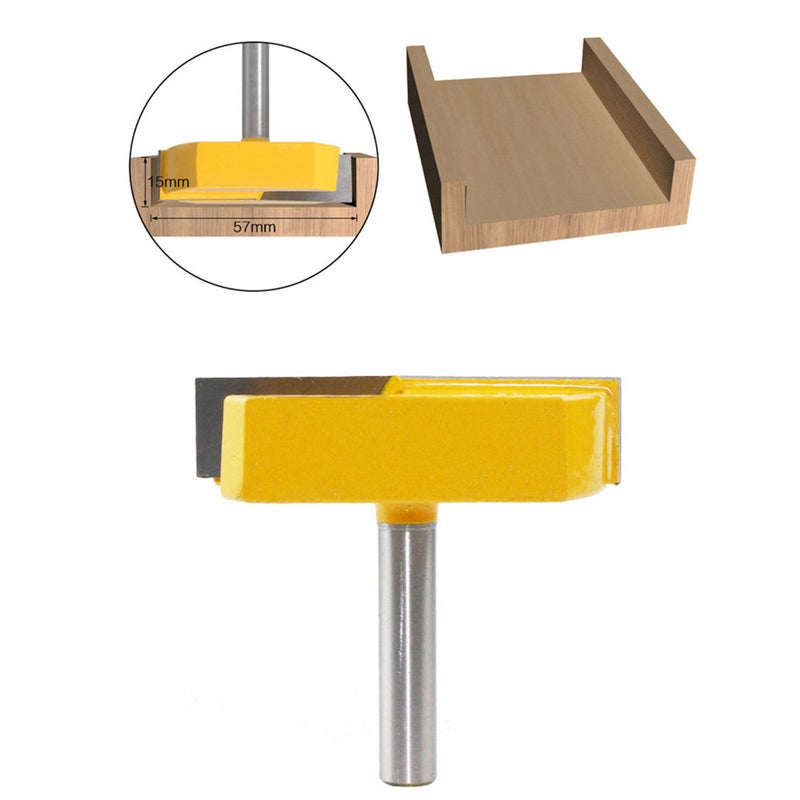 Cleaning Bottom Router Bits with 1/2inch Shank Cutting Diameter for Surface Planing Router Bit - Image 3