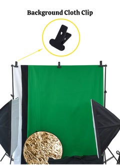 Mi VAZA Photography Fill Light Set - Studio Photography Lighting Kit - 135W Light Bulb - 2X2m Background Stand - Softbox Lighting Kit - 3PCS Backdrops (White/Black/Green) Screen for Photo, Video, Portrait and Live  - Image 5