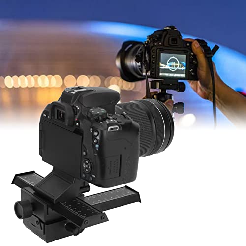 Vbestlife 4Way Macro Focusing Rail Slider, 1/4inch Thread for Macro Photography and Close Up Shooting, Both Double Tracks are 3.9in, Compatible with DSLR Mirrorless Camera - Image 5