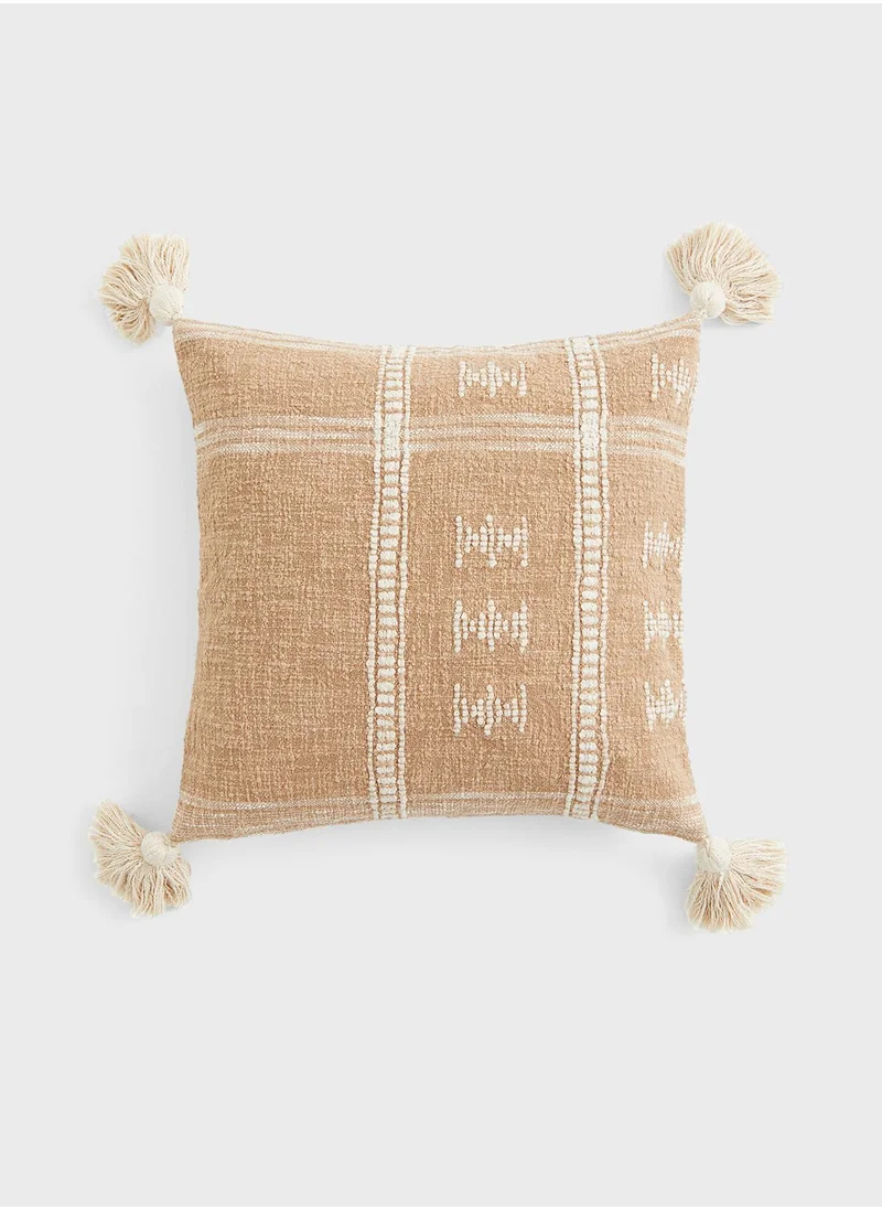 اتش اند ام Tasselled Cushion Cover