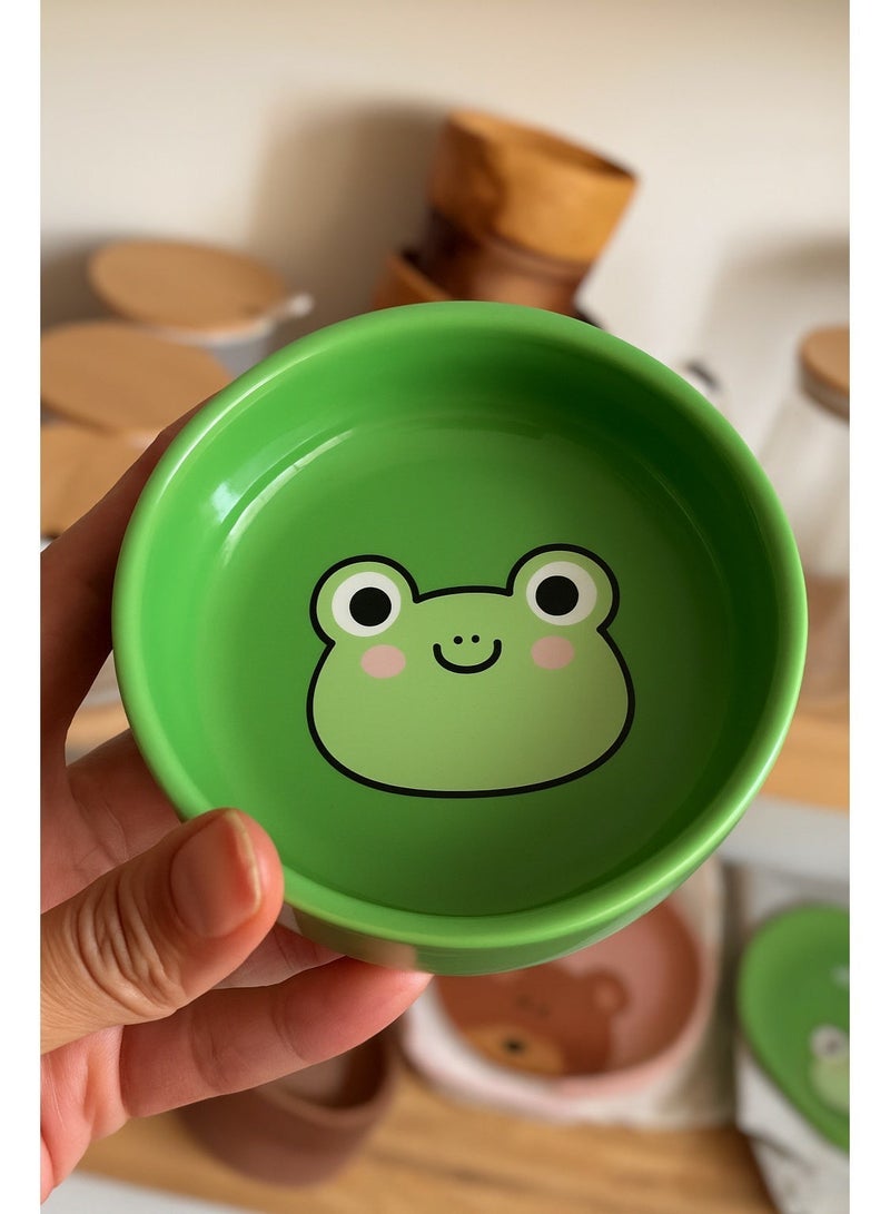 Frog Luxury Porcelain Bowl with Artistic Frog Design – Elegant, Scratch-Resistant Decorative Piece Perfect for Home Gifts - Image 5