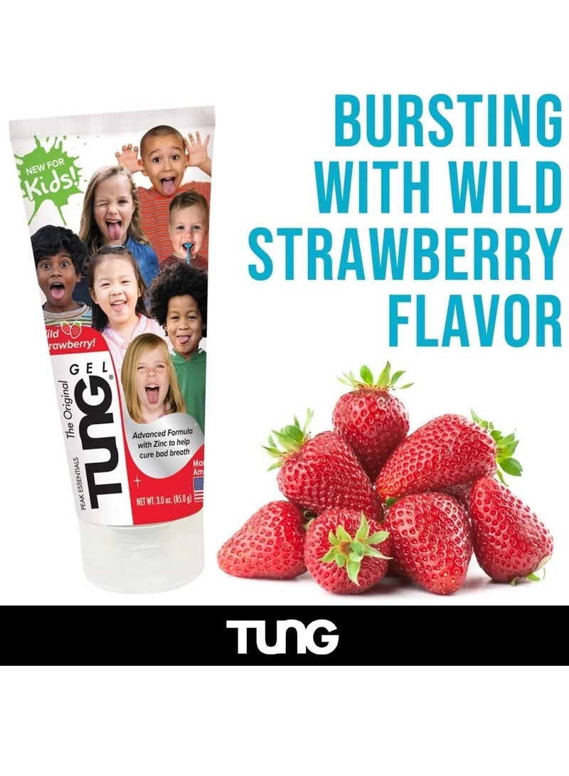 تونج منظف ​​لسان الأطفال بنكهة الفراولة 85غ - Image 2