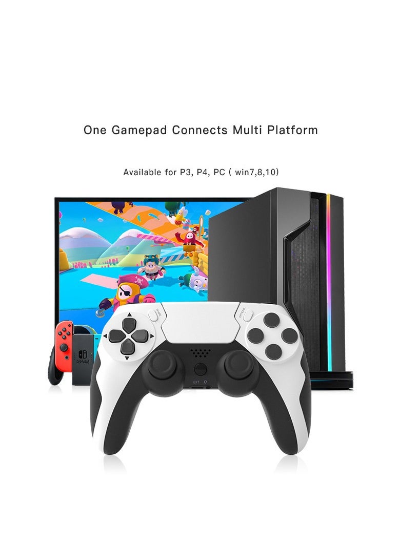 Generic P4 Gamepad Bluetooth Wireless Controller PC Gamepad Vibrates Six-axis PS4 Gamepad  - Image 4