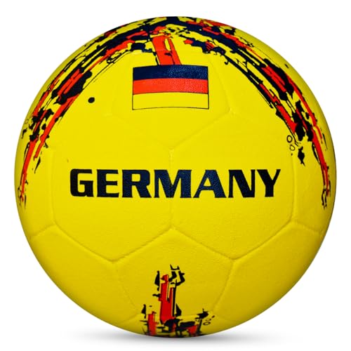 Synco Football Germany | Rubber Moulded | Training Country Ball for Beginners | Suitable for Indoors/Outdoors - Image 2