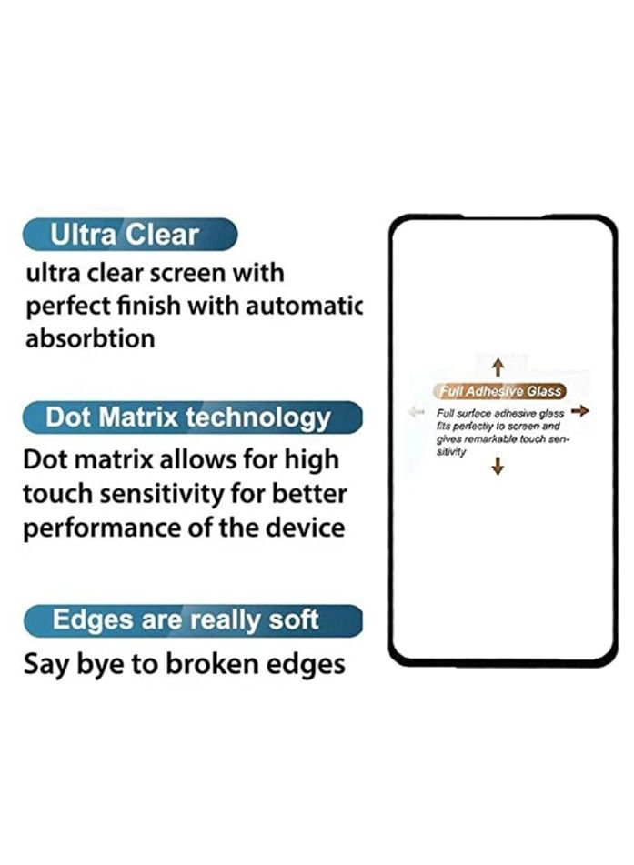 Samsung Galaxy A72 5G Screen Protector, Anti-Scratch Edge to Edge Black Rim Coverage - Image 3