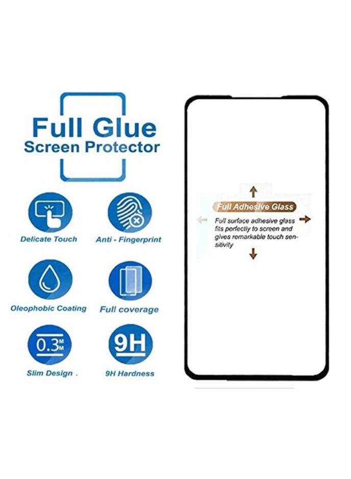 Samsung Galaxy A72 5G Screen Protector, Anti-Scratch Edge to Edge Black Rim Coverage - Image 2