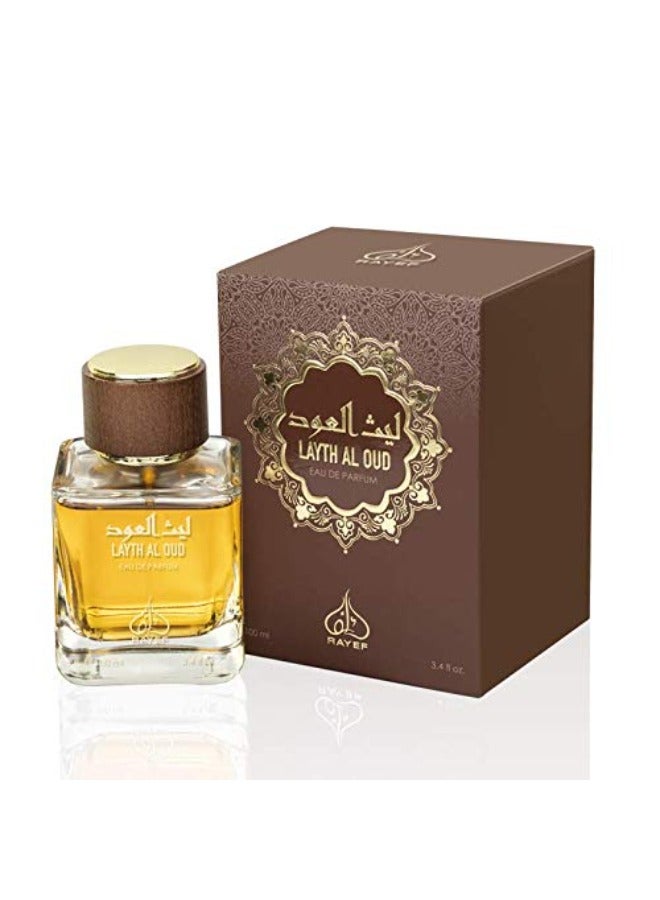 RAYEF Layth Al Oud Eau de Parfum for Men - 100ml - Image 1