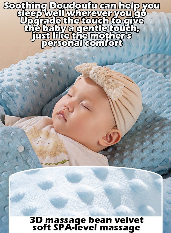 زي سي إم - هابي سرير نوم ملائم بشكل مريح لسرير الأطفال مع وسادة مضادة للقيء، وكرسي محمول للرضع وبساط نوم مهدئ - Image 4