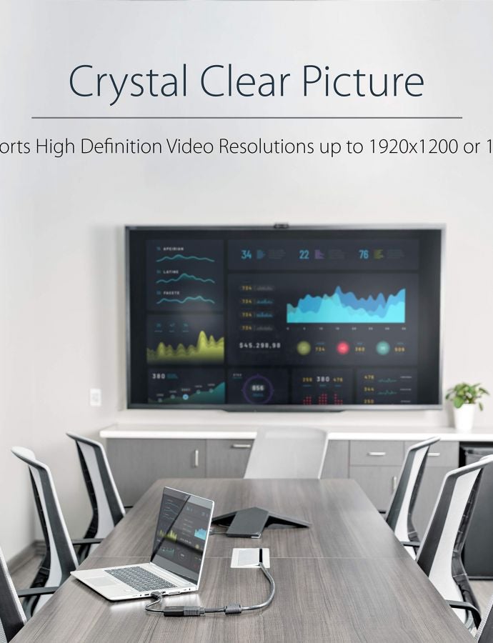 StarTech.com DisplayPort to DVI Adapter - DisplayPort to DVI-D Adapter Video Converter 1080p - DP 1.2 to DVI Monitor/Display Cable Adapter Dongle - DP to DVI Adapter - Latching DP Connector (DP2DVI2) - Image 5