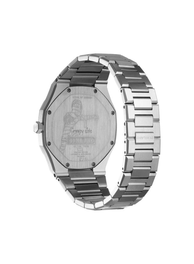 دي وان ميلانو ساعة رجالية  (D1-UTBJ17) بمينا زرقاء 40mm - Image 4