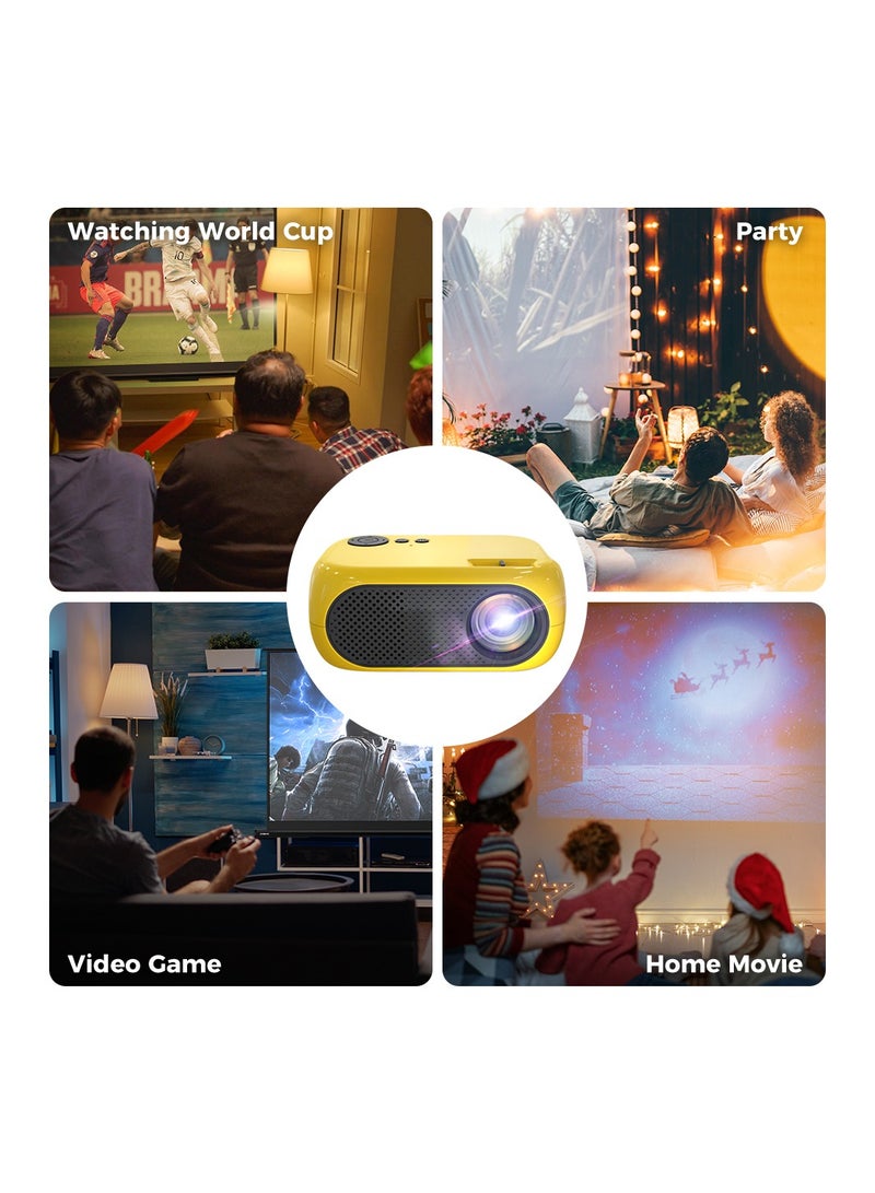 Mini Projector Full HD 1080P Movie Projector Portable LED Projector Home Theatre Cinema  - Image 5