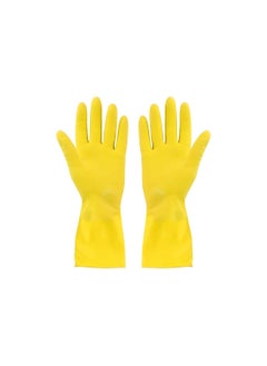 Sevak Sevak Tradelink Gardening Gloves and Household Glove Reusable Cleaning Dishwashing Gloves Waterproof PVC Gloves for Kitchen Gloves Pack of 1 Yellow 
