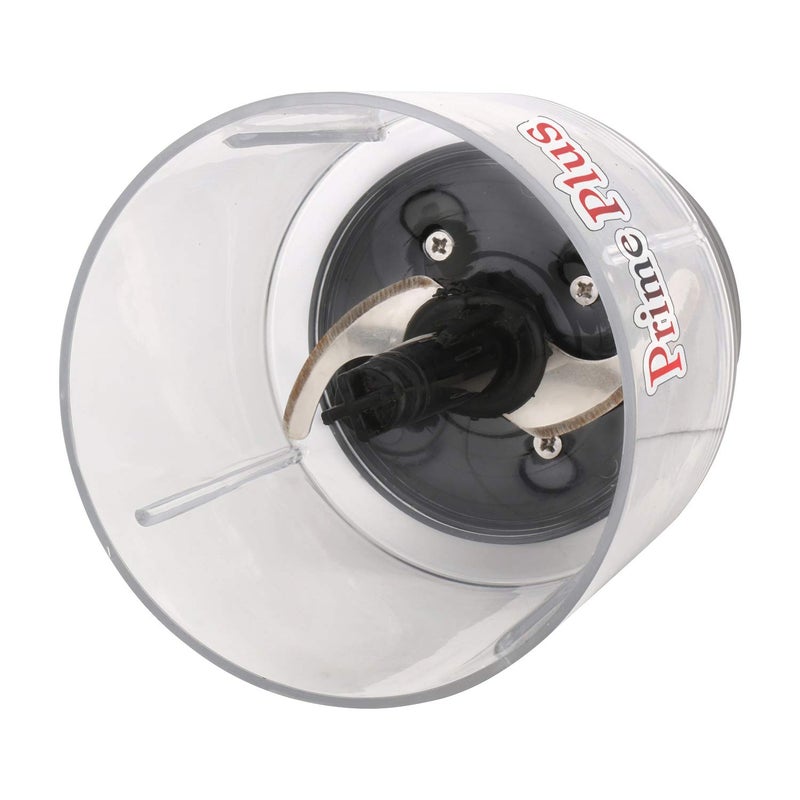 PRIME PLUS ملحق وعاء تقطيع بلاستيك ABS لخلاط لطحن البصل والسلطة والطماطم والبطاطس مع شفرات فولاذية كبيرة لتقطيع الفواكه والخضروات - Image 5