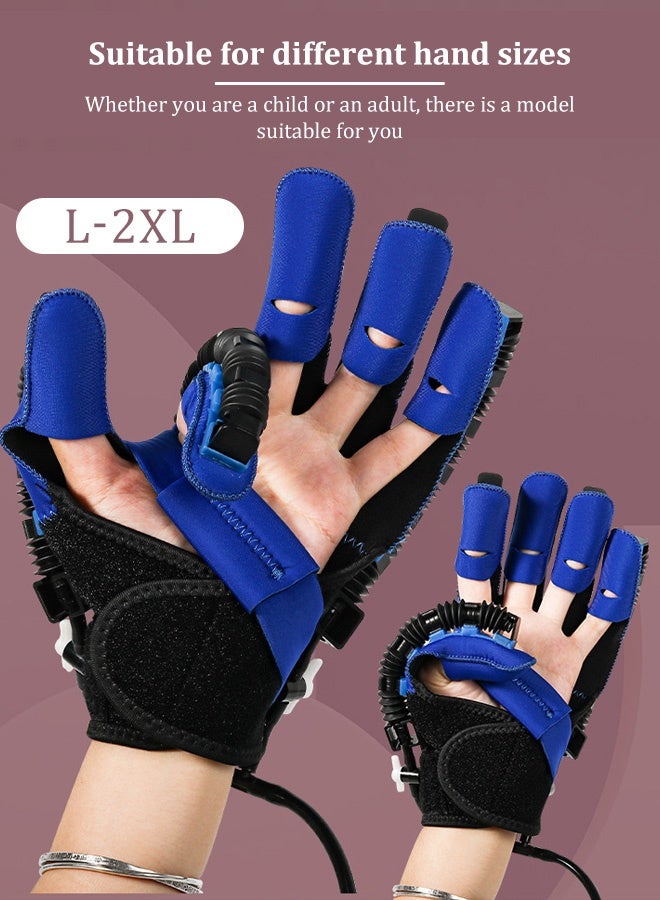Rehability Robot Gloves Hand Stroke Recovery Equipment Hand Dysfunction Patient Training Device Stroke Hemiplegia Finger Orthosis for Long Term Relief Finger Cramps - Image 2