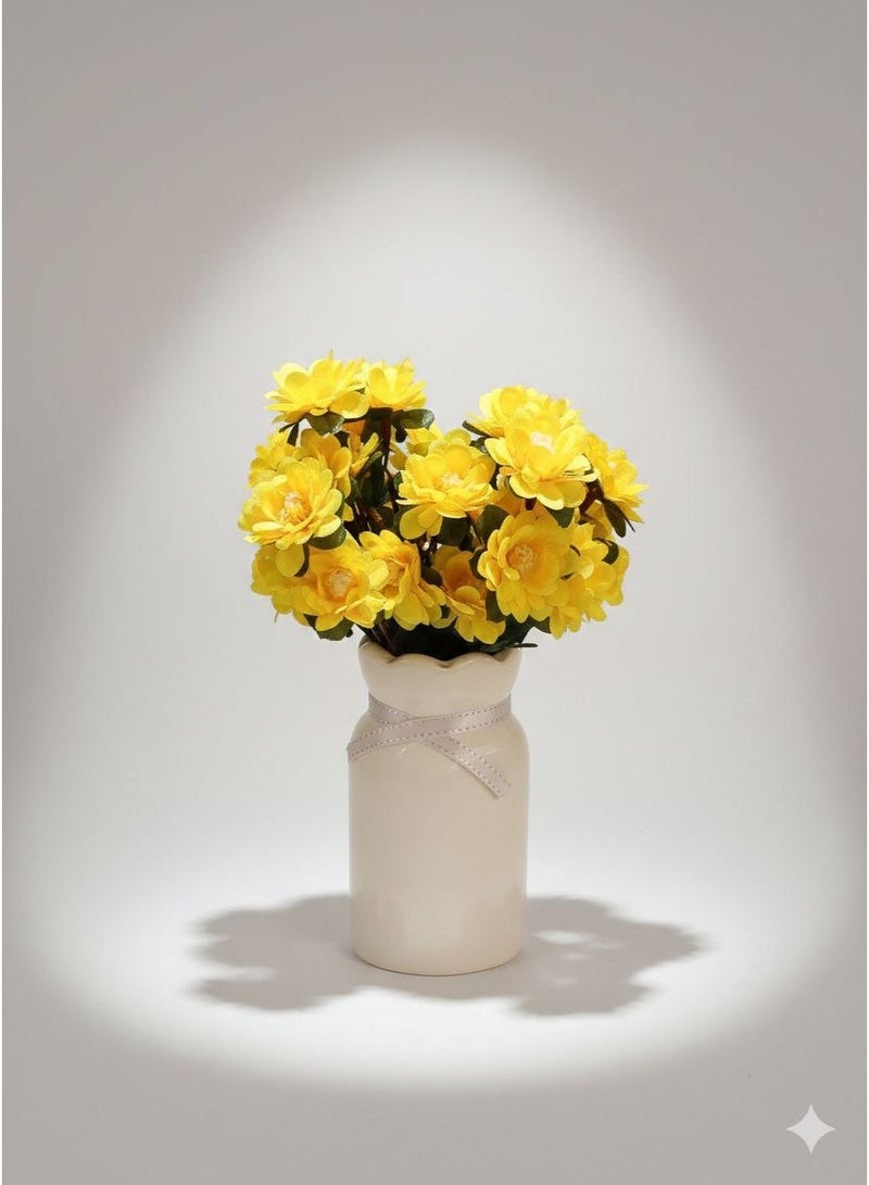 Vase with Decorative Flowers – Natural Beauty with Elegance, Featuring Flower Branches - Image 5