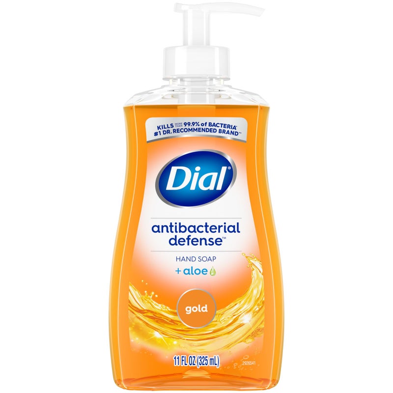 Dial Antibacterial Liquid Hand Soap, Gold, 11 Fl Oz - Image 1